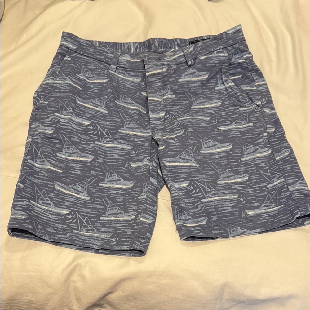 Vineyard Vines Blue and White Shorts Nautical Print